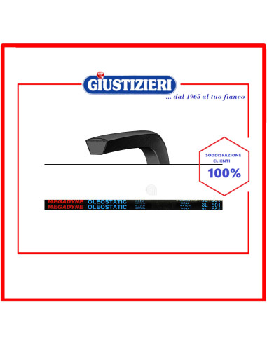 cinghia 3l 1272 lavatrice ardo merloni