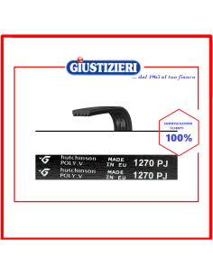 cinghia j5 1270 poly-v lavatrice whirlpool