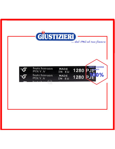 cinghia j6 1280 poly-v lavatrice whirlpool
