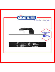 cinghia h7 1260 poly-v lavatrice aeg