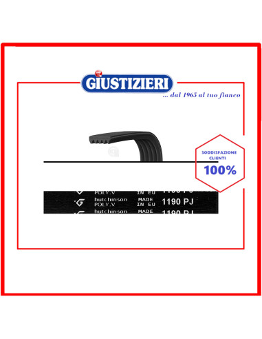 cinghia j5 1190 poly-v lavatrice universale