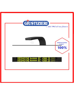 cinghia j5 1288 poly-v lavatrice ariston