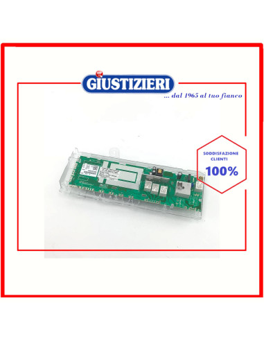 scheda elettronica pcb f4 led 6-7 1200 rpm 265/19 originale lavatrice it-wash