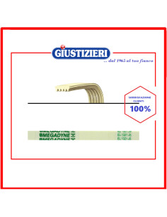 cinghia j5 1321 poliuretano lavatrice universale