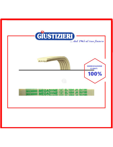cinghia j4 1054 poliuretano lavatrice universale