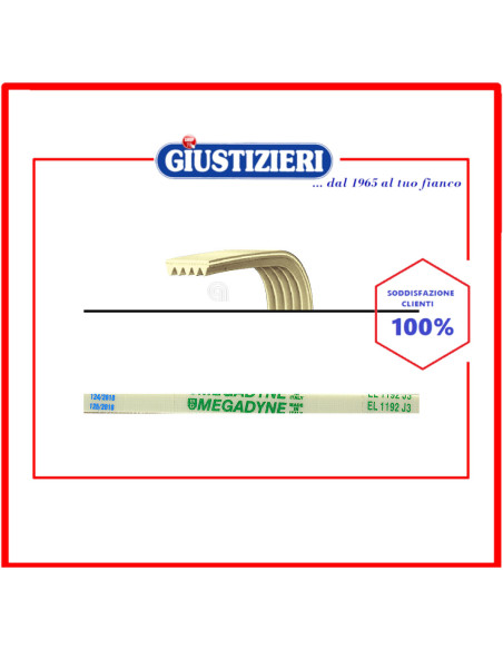 cinghia h7 1192 poliuretano lavatrice universale