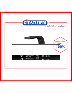cinghia h6 1915 poly-v lavatrice ariston