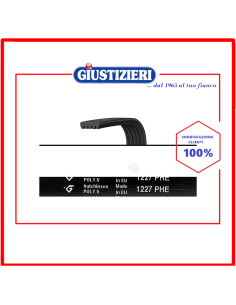 cinghia h7 1227 poly-v lavatrice vestel