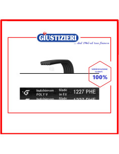 cinghia h6 1227 poly-v lavatrice vestel