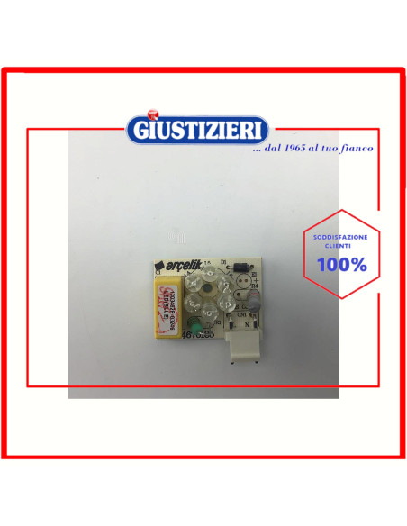 scheda led luce blu hualian