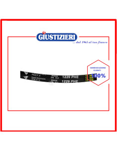 cinghia h6 1229 poly-v lavatrice whirlpool 2