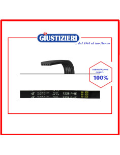 cinghia h7 1228 poly-v lavatrice vestel