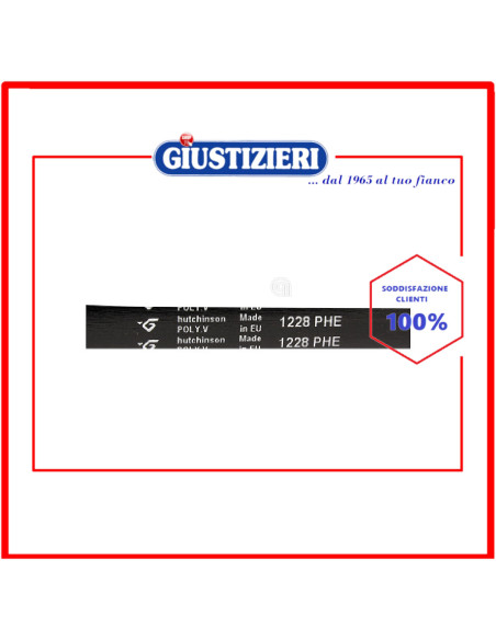 cinghia h8 1228 poly-v lavatrice vestel