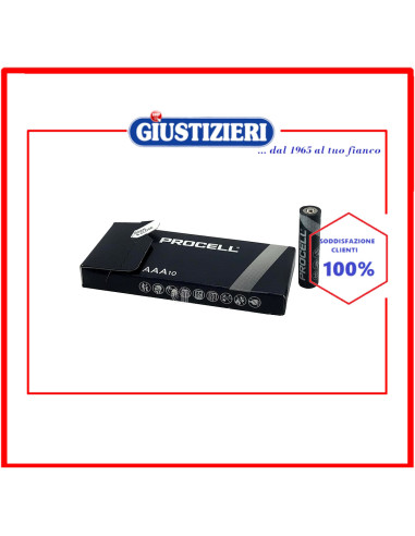 set 10 duracel industrial pile alcaline ministilo aaa
