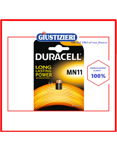 pila alcalina mn11 lunga durata duracell