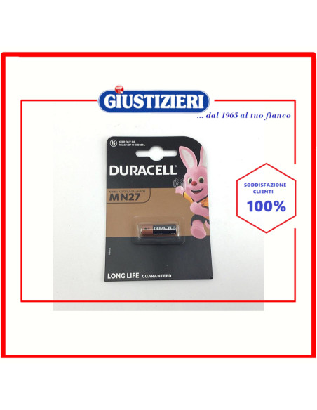 pila alcalina mn27 lunga durata duracell