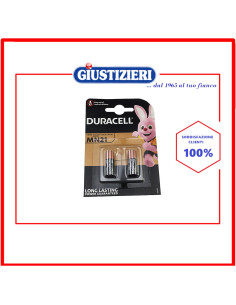 set 2 pile alcaline mn21 duracell