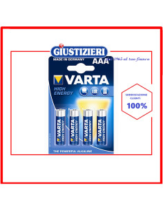 set 4 pile high energy aaa varta