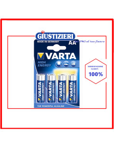 set 4 pile high energy aa varta