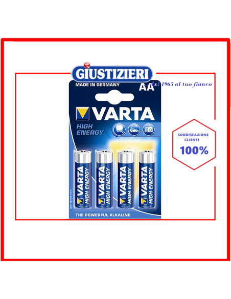 set 4 pile high energy aa varta