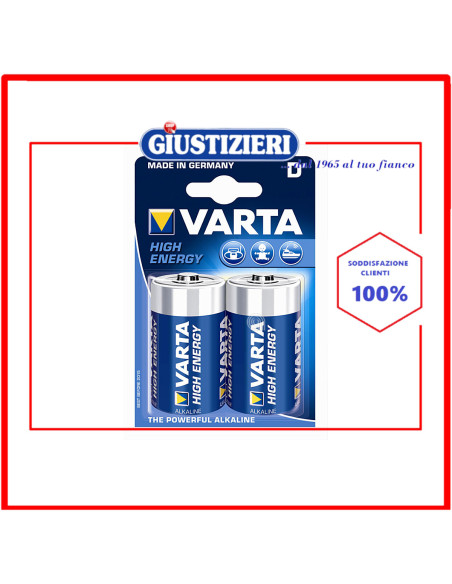 set 2 pile high energy torcia varta