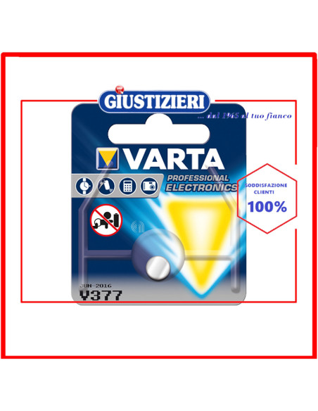 pila a bottone argento v377 varta