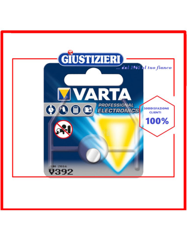 pila a bottone argento v392 varta