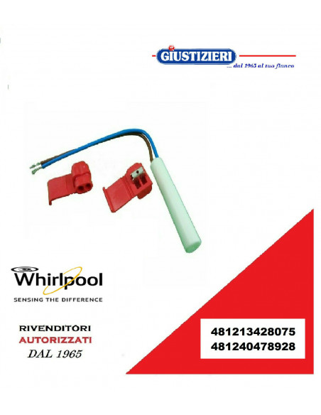 481213428075 ex 481240478928 sonda temperatura sensore frigo whirlpool ignis