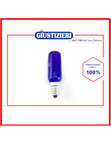 lampada e14 40w 25x86 blu frigorifero dr. fischer