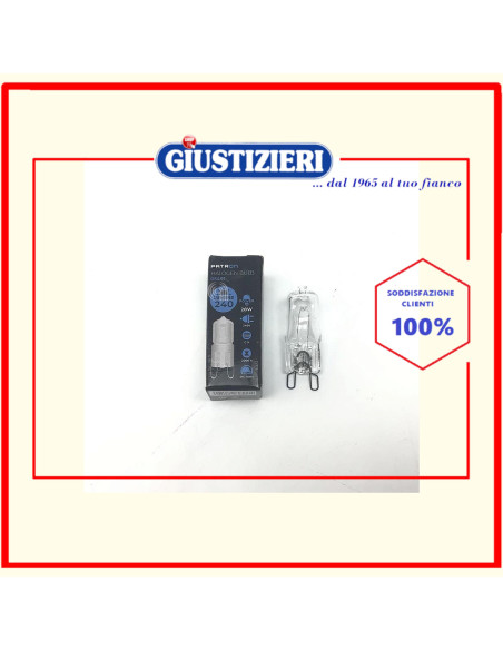 lampadina g9 28w tubolare alogena
