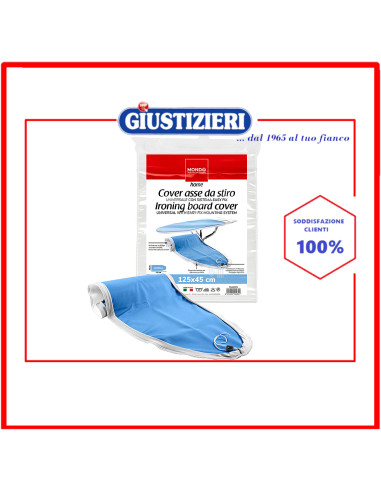 copriasse da stiro azzurro 125x45cm ferro da stiro mondo