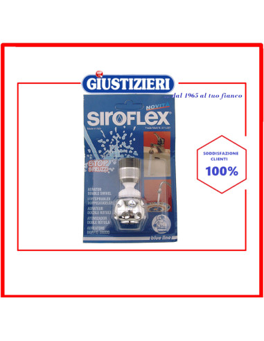 rompigetto aereatore cromato doppio snodo siroflex