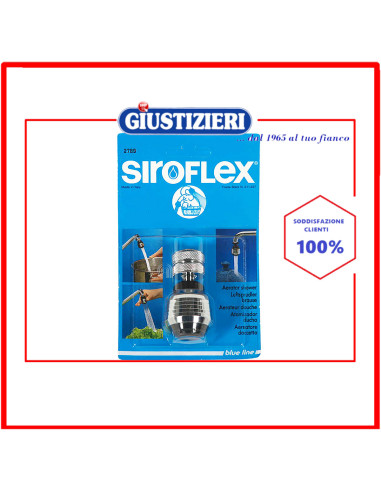 rompigetto aereatore cromato con snodo siroflex