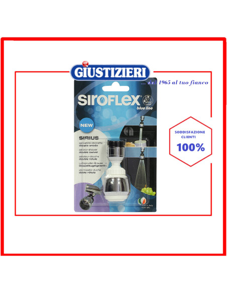 rompigetto aereatore doppio snodo bianco siroflex
