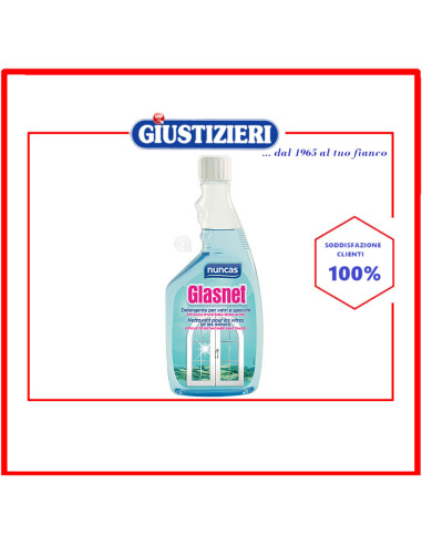 nuncas glasnet detergente vetri specchi ricarica