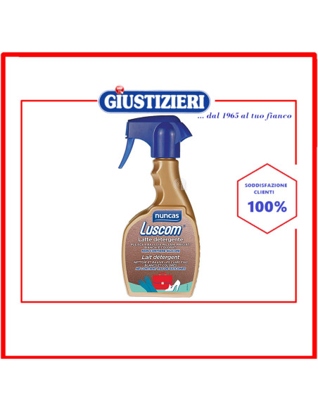nuncas luscom latte detergente pellame