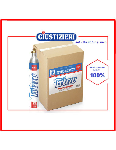 box 9 cilindri co2 nuovi 425g erogatore acqua frizzo