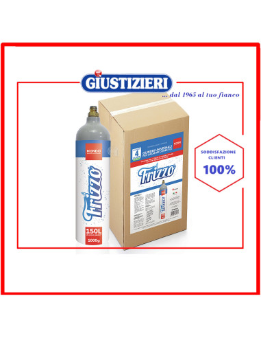 box 4 cilindri co2 ricaricati 1kg erogatore acqua frizzo