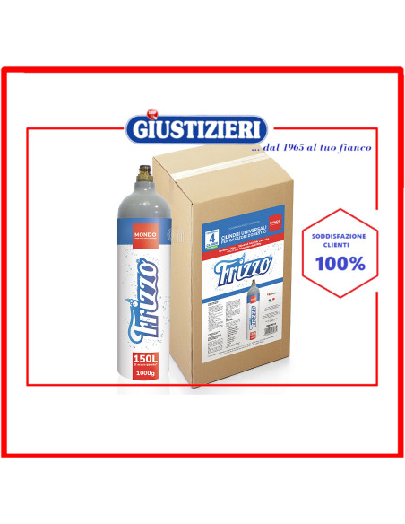 box 4 cilindri co2 ricaricati 1kg erogatore acqua frizzo
