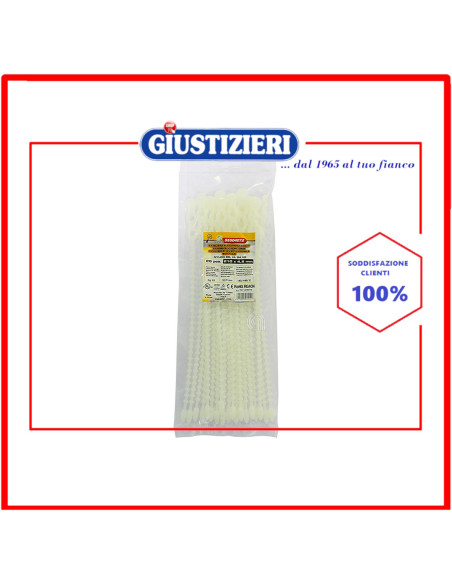 set 20 fascette doppio loop 210x4,5 mm mondo