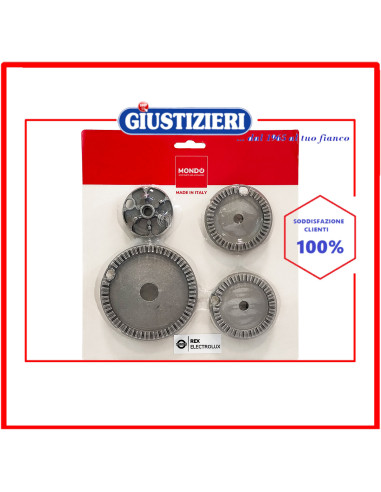 kit bruciatori mondo piano cottura electrolux rex