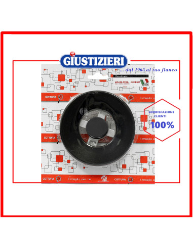 kit bruciatore + piattelli doppia corona grande mono