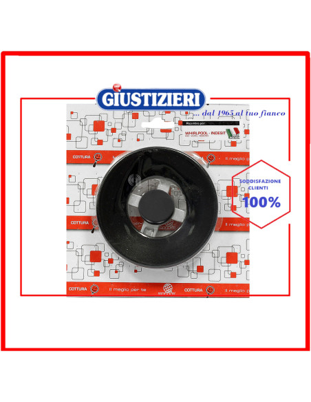 kit bruciatore + piattelli doppia corona grande mono