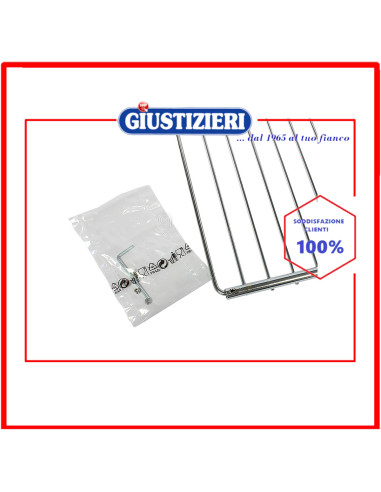 griglia cromata estensibile min 31x36cm max 31x64cm mondo forno universale