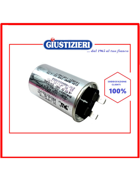 condensatore metallico 8.5uf originale asciugatrice lg