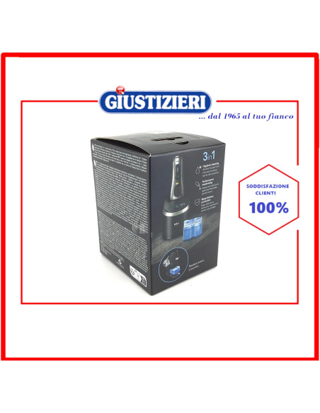 cartuccia pulizia 2pz ccr2 originale rasoio elettrico braun
