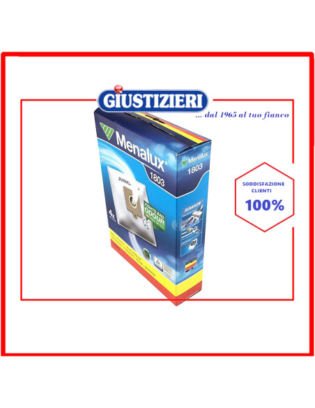 set 4 sacchetti con 2 filtri originale aspirapolvere electrolux