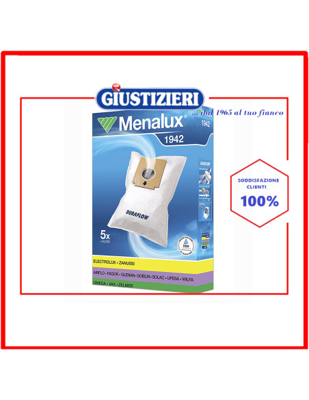 set 5 sacchetti originale aspirapolvere electrolux