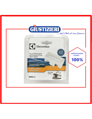 set 2 filtri anticalcare edc06 originale ferro da stiro electrolux