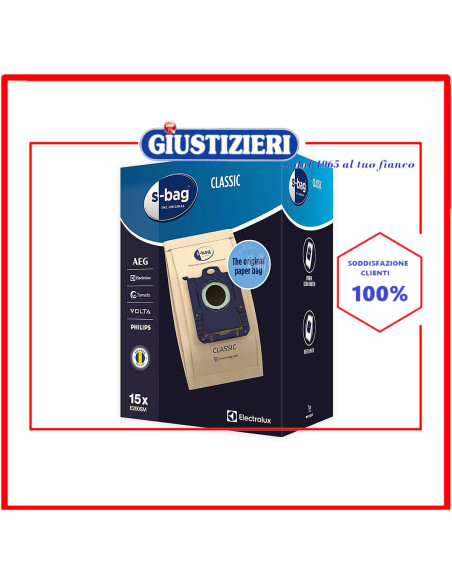 set 15 sacchetti originale aspirapolvere electrolux